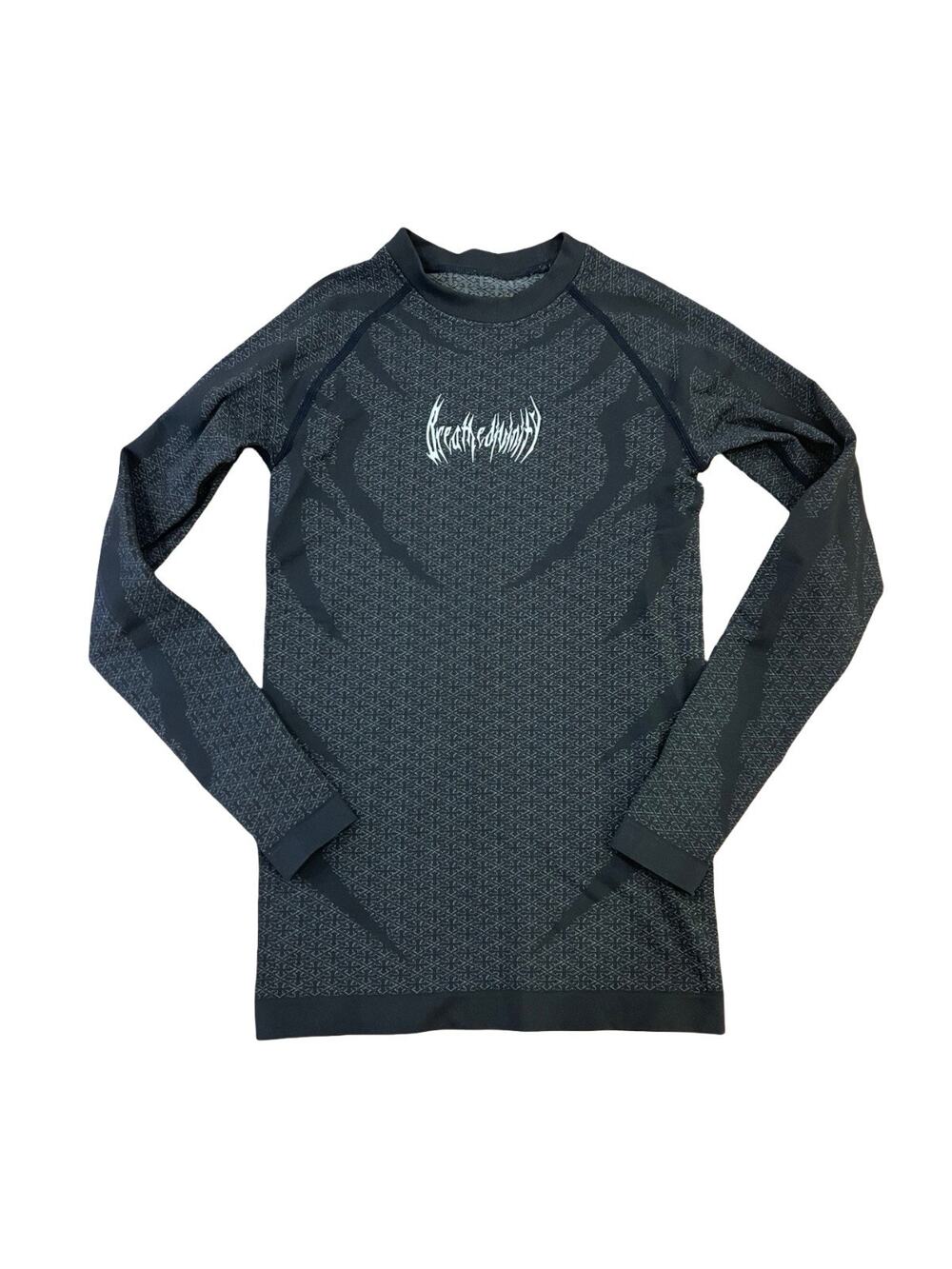 Breathedivinity Void Tech Longsleeve Compression Shirt Dark Gray XS New Tags